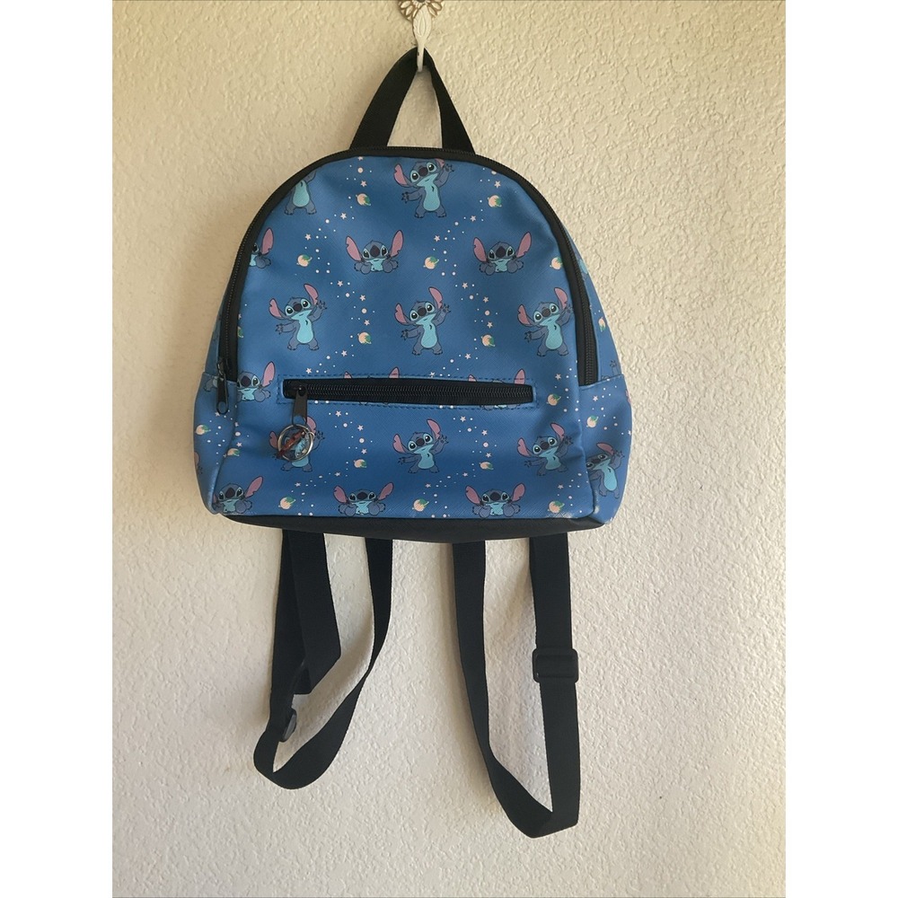 Bioworld Disney Stitch Mini Backpack Blue Black